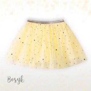 NEW - Fashion Sequin Start Deep Gold Tutu - Light Lemon Yellow - Tutu Skirt